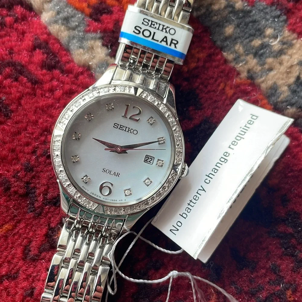 SEIKO Solar Core Diamond Watch - Picture 3 of 13